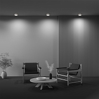 Maytoni Technical Zon Потолочный светильник цвет: белый C032CL-12W3K-RD-W
