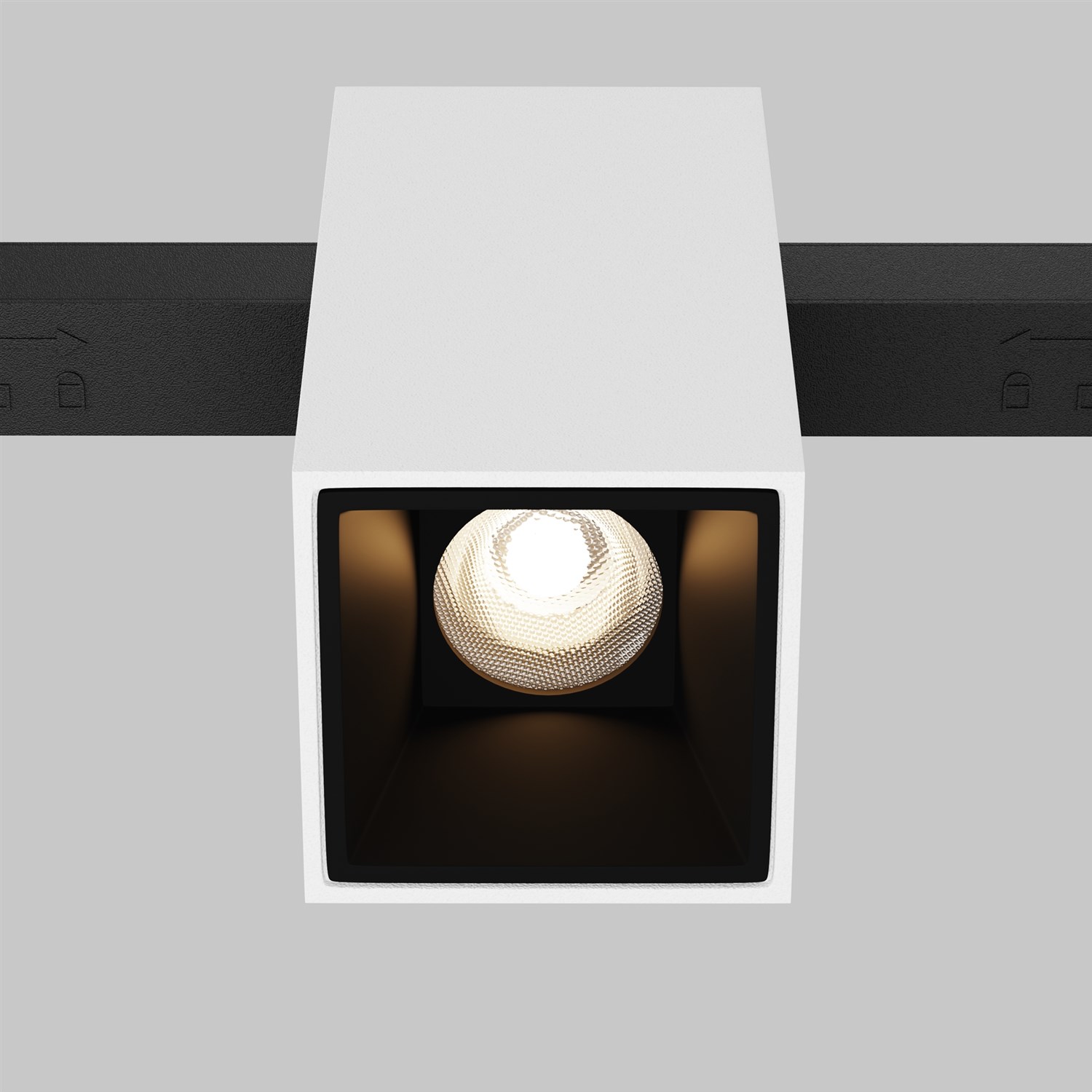 Maytoni Technical Alfa Трековый светильник цвет: черный TR121-2-7W3K-W