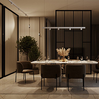 Maytoni Technical Alfa Трековый светильник цвет: черный TR121-2-7W3K-W