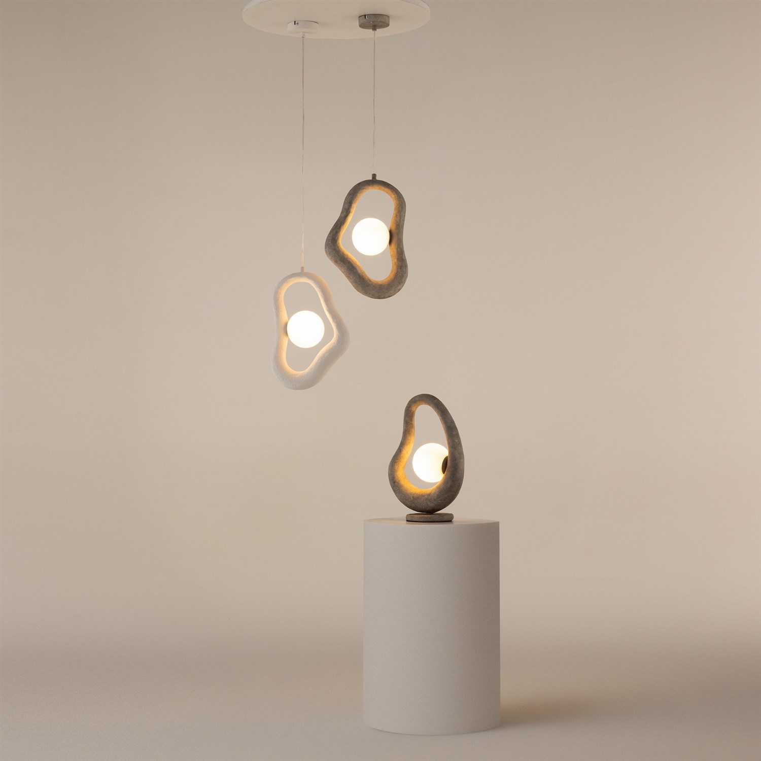 Maytoni Modern Opus Подвесной светильник цвет: серый MOD380PL-01GR
