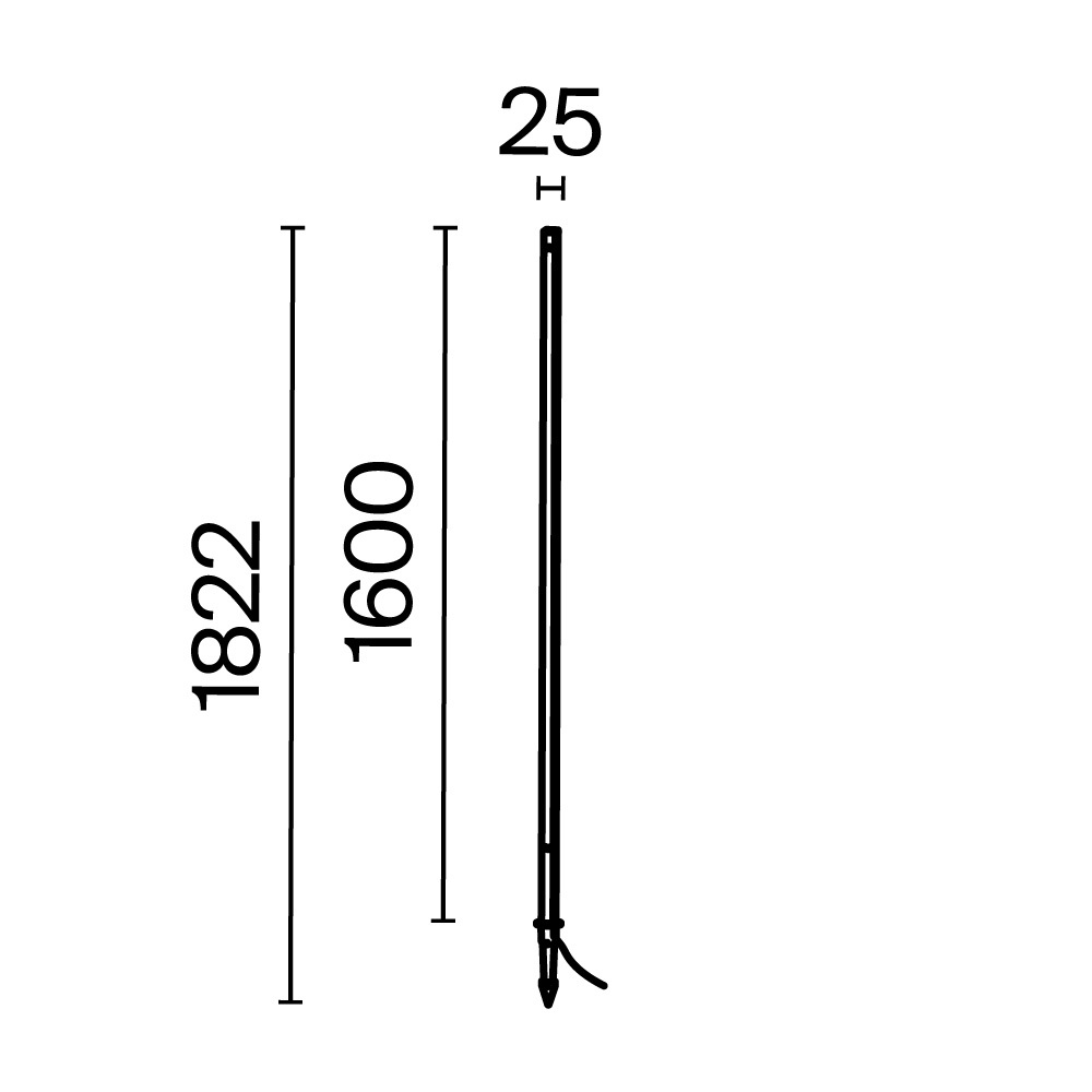 Maytoni Outdoor Pole Ландшафтный светильник цвет: графит O440FL-L24GF3K