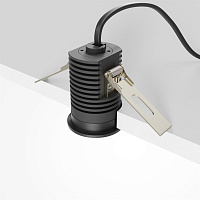 Maytoni Technical Mini Встраиваемый светильник цвет: черный DL059-7W3K-B