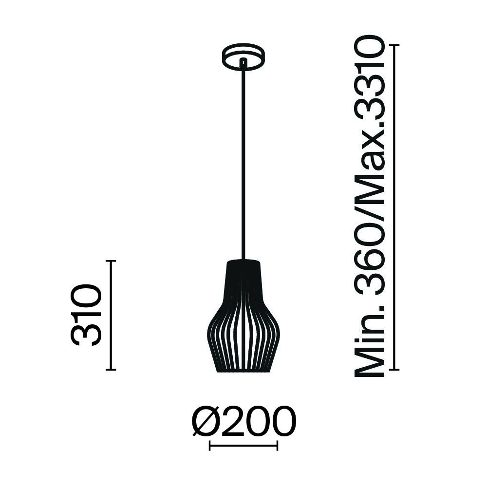 Maytoni Modern Roots Подвесной светильник цвет: черный MOD191PL-01W