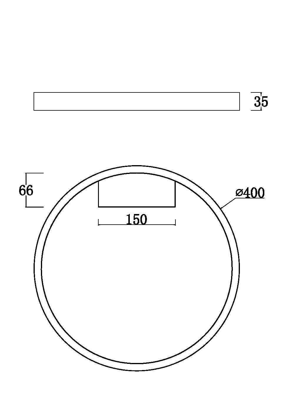 Maytoni Modern Rim Потолочный светильник цвет: белый MOD058CL-L25W3K