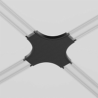 Maytoni Technical Коннектор питания X-образный Radity черный TRA084CX-11B