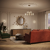 Maytoni Modern Arana Настенный светильник (бра) цвет: латунь MOD401WL-L6BS3K