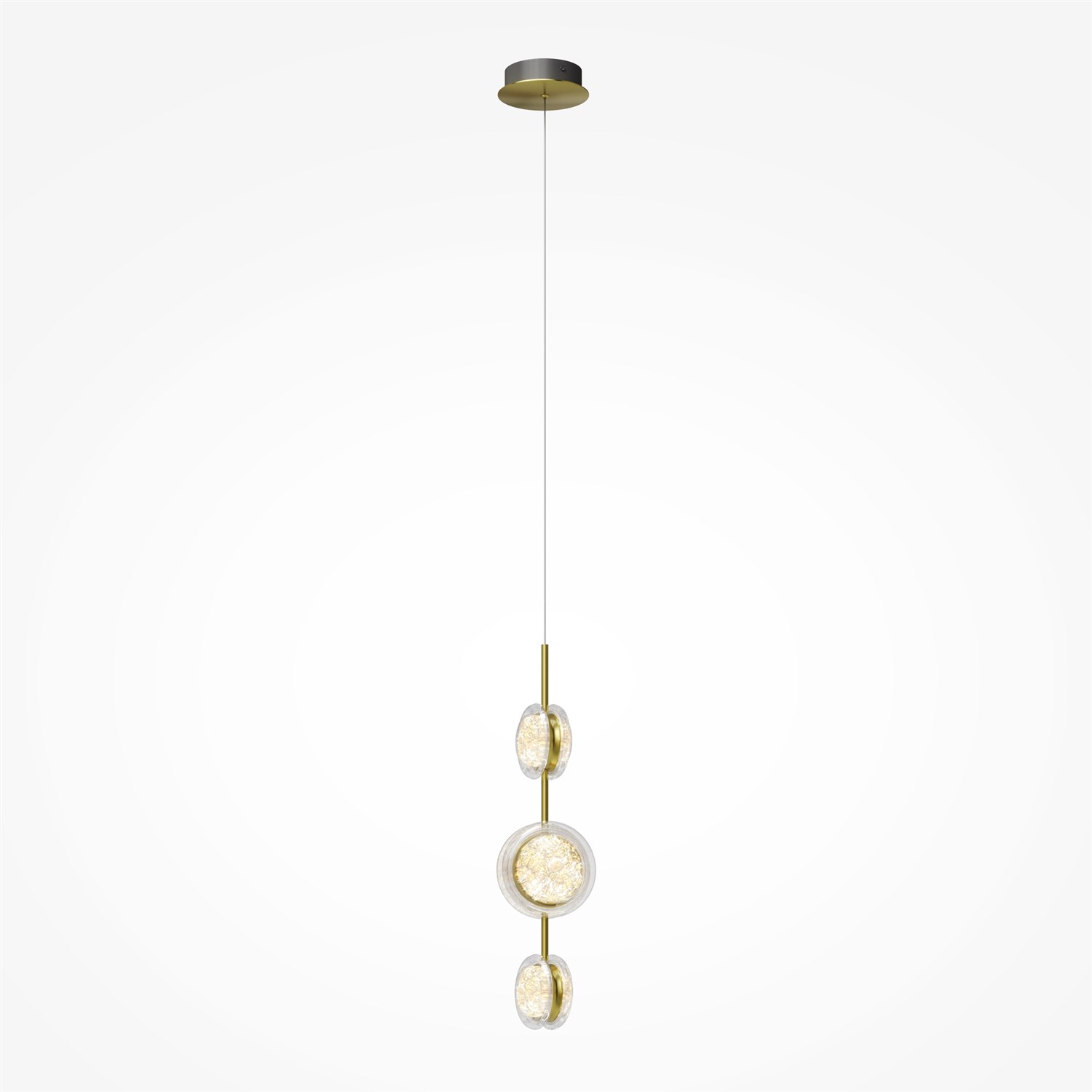 Maytoni Modern Pharao Подвесной светильник цвет: черный и латунь MOD361PL-L22BS3K
