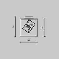 Maytoni Modern Membrane Потолочный светильник цвет: латунь MOD345CL-L9BS3K
