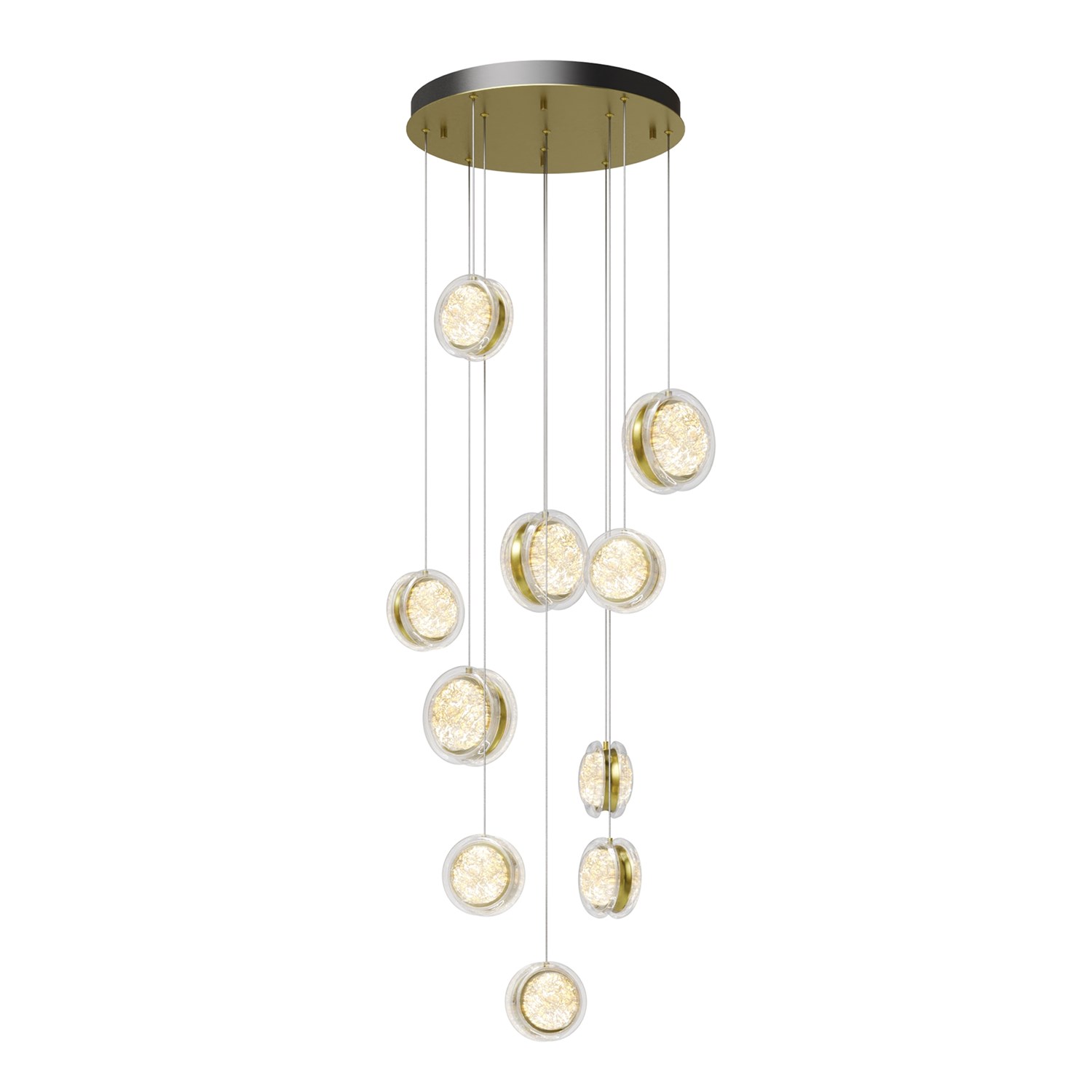 Maytoni Modern Pharao Подвесной светильник цвет: черный и латунь MOD361PL-L41BS3K