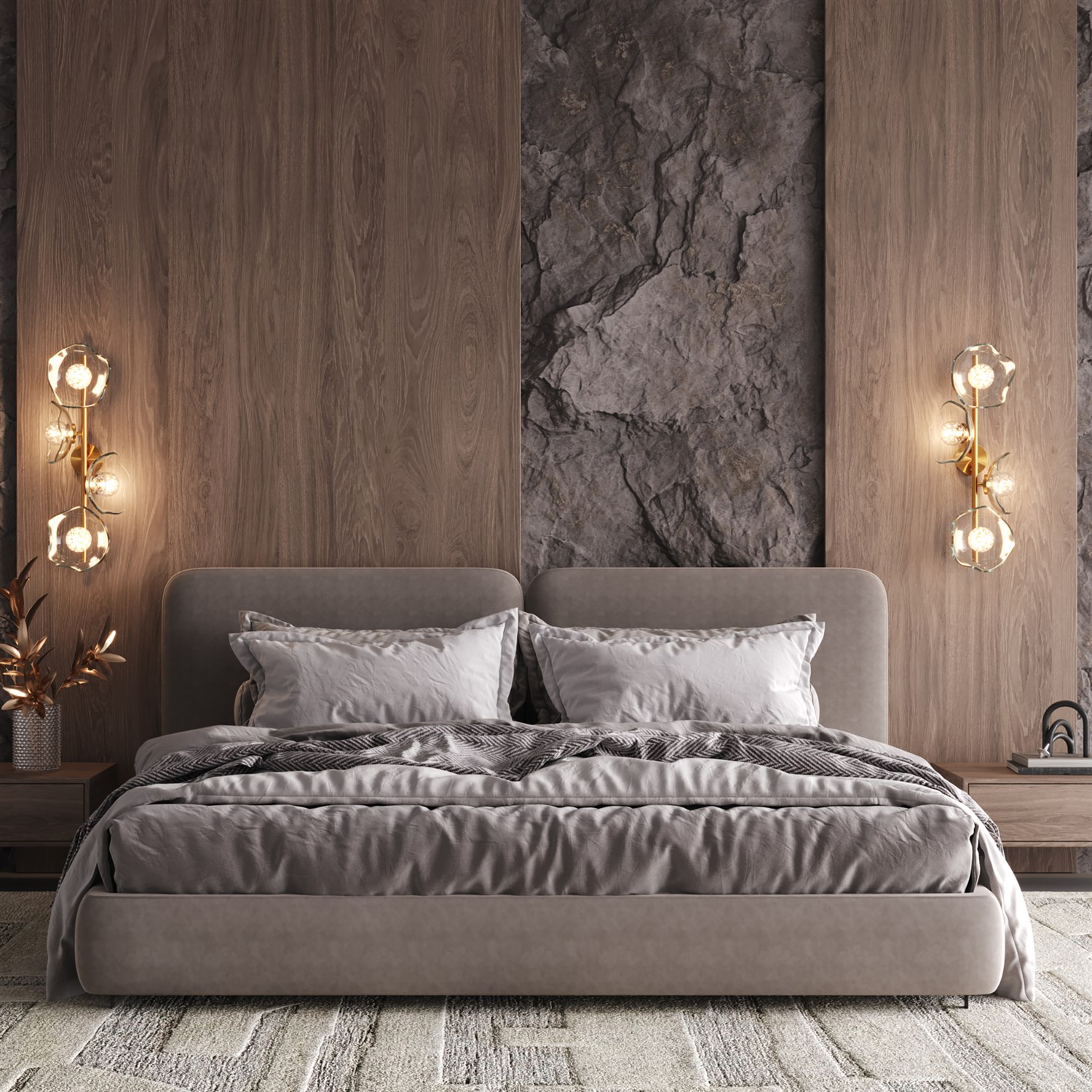 Maytoni Modern Miracle Настенный светильник (бра) цвет: латунь MOD207WL-04BS