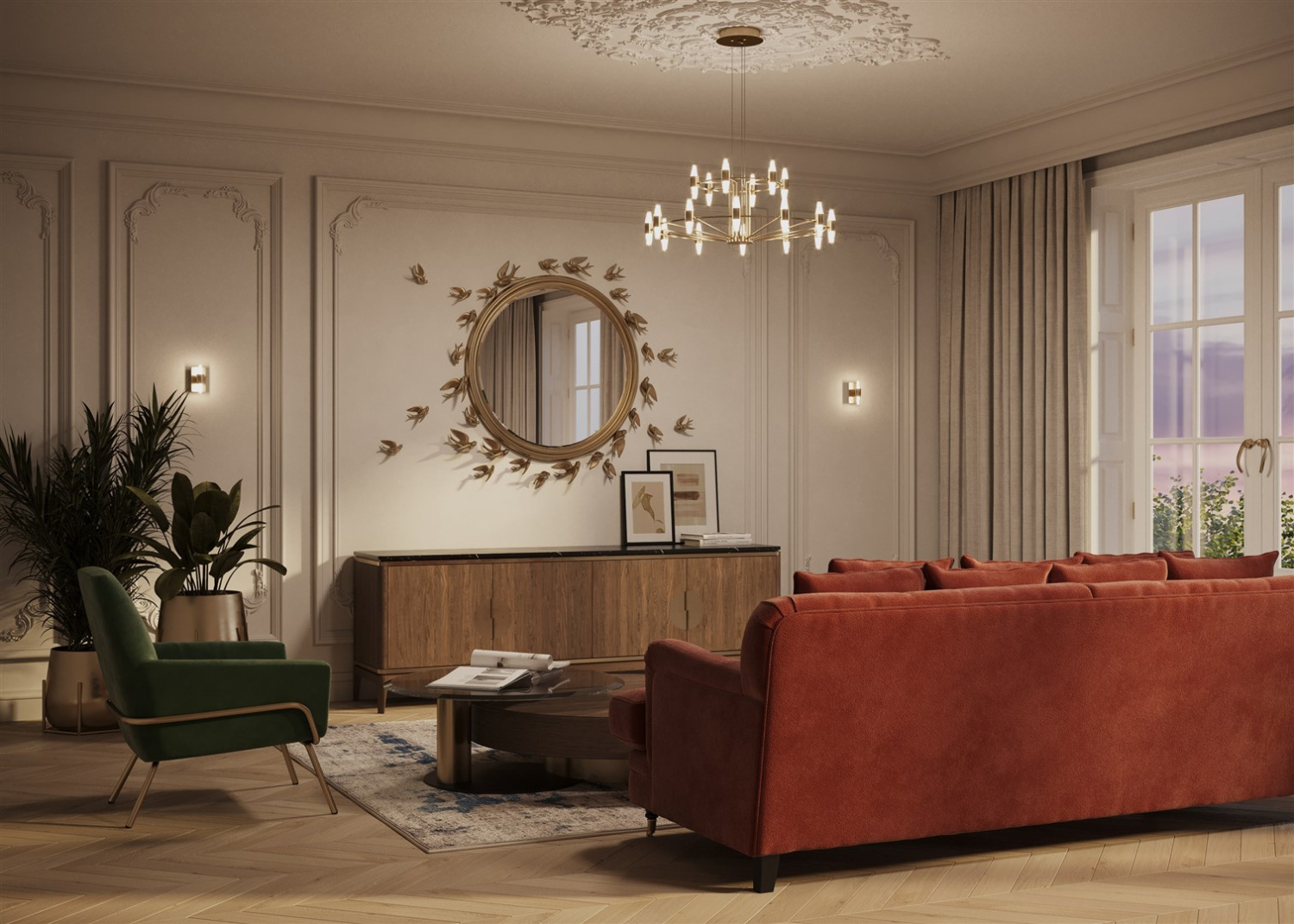 Maytoni Modern Arana Подвесной светильник цвет: латунь MOD401PL-L72BS3K