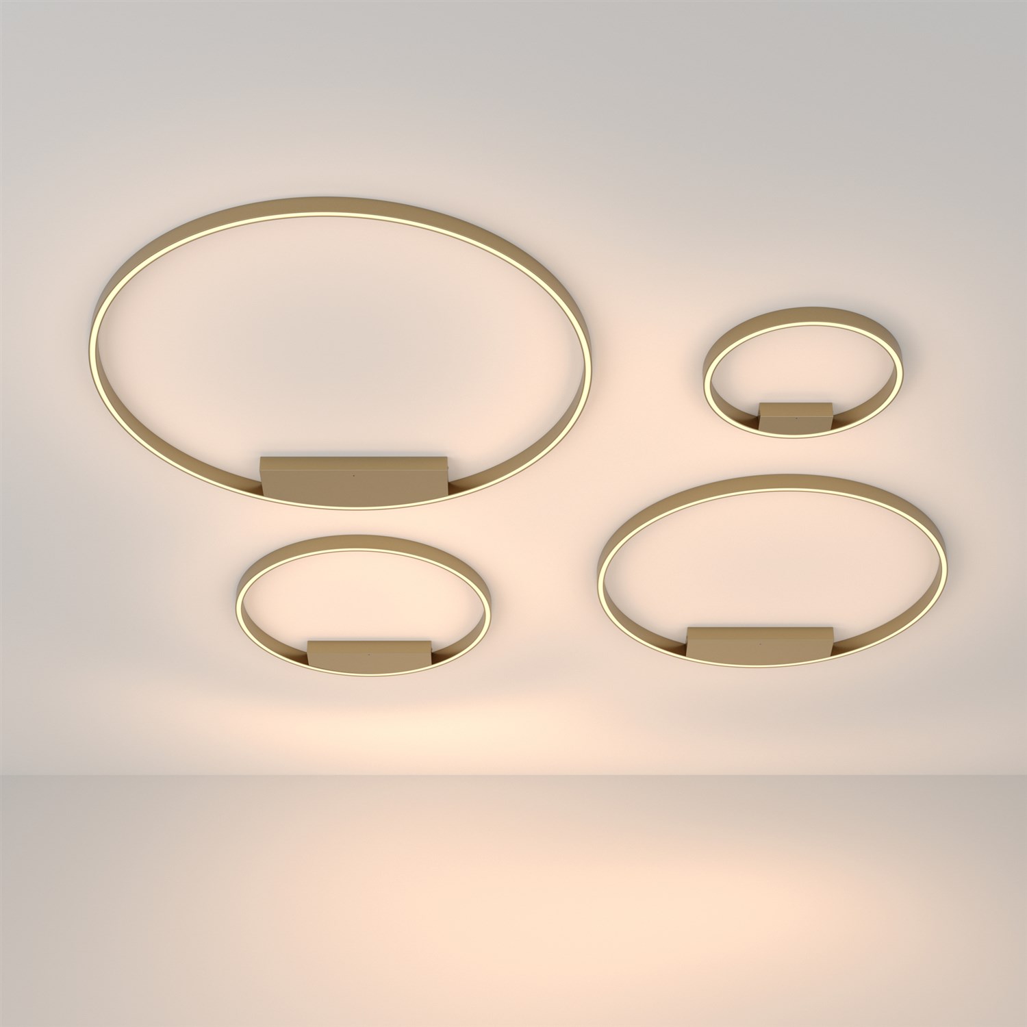 Maytoni Modern Rim Потолочный светильник цвет: латунь MOD058CL-L65BS3K