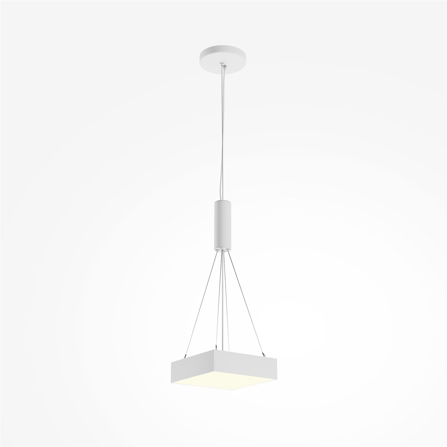 Maytoni Technical Zon Потолочный светильник цвет: белый C032CL-24W3K-SQ-W