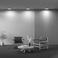 Maytoni Technical Zon Потолочный светильник цвет: белый C032CL-24W3K-SQ-W