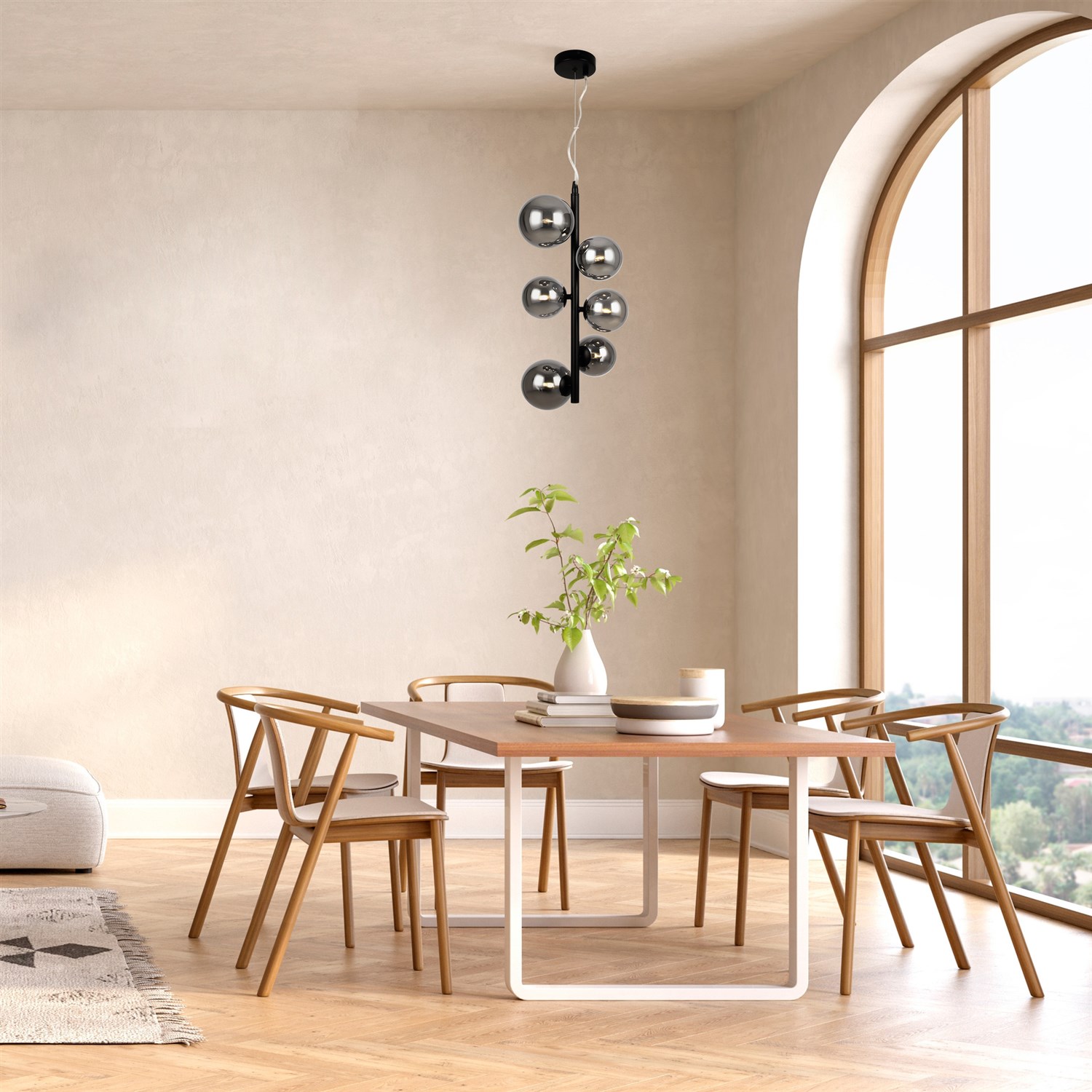 Maytoni Modern Dallas Подвесной светильник цвет: черный MOD545PL-06B