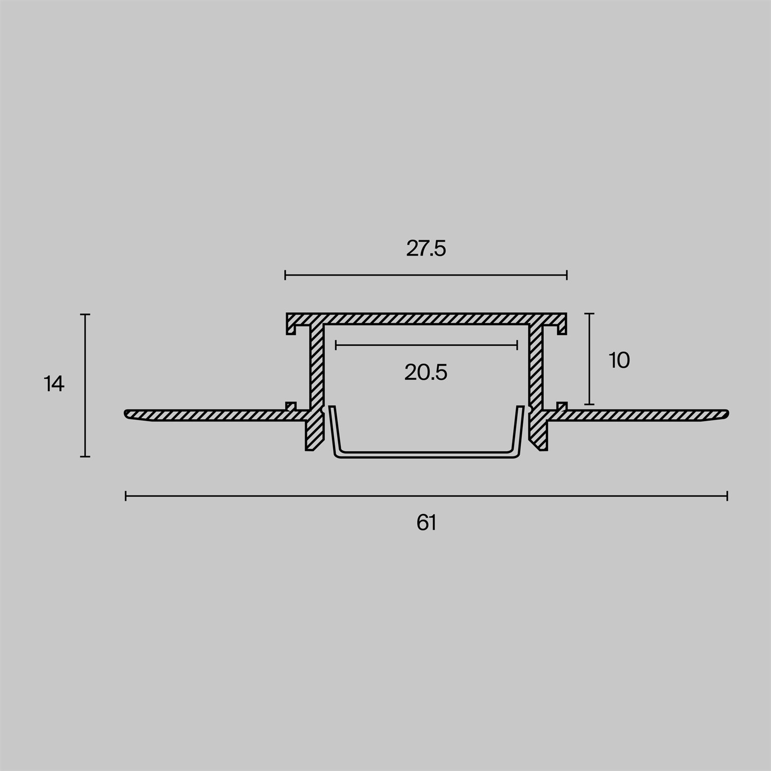 Maytoni Led Strip Профиль ALM011S-2M