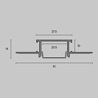 Maytoni Led Strip Профиль ALM011S-2M