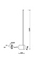 Maytoni Modern Light stick Настенный светильник (бра) цвет: латунь MOD237WL-L6BS3K
