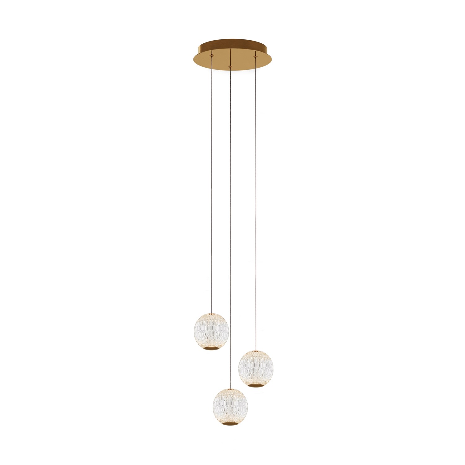 Maytoni Modern Sapphire Подвесной светильник цвет: латунь MOD293PL-L18BS3K