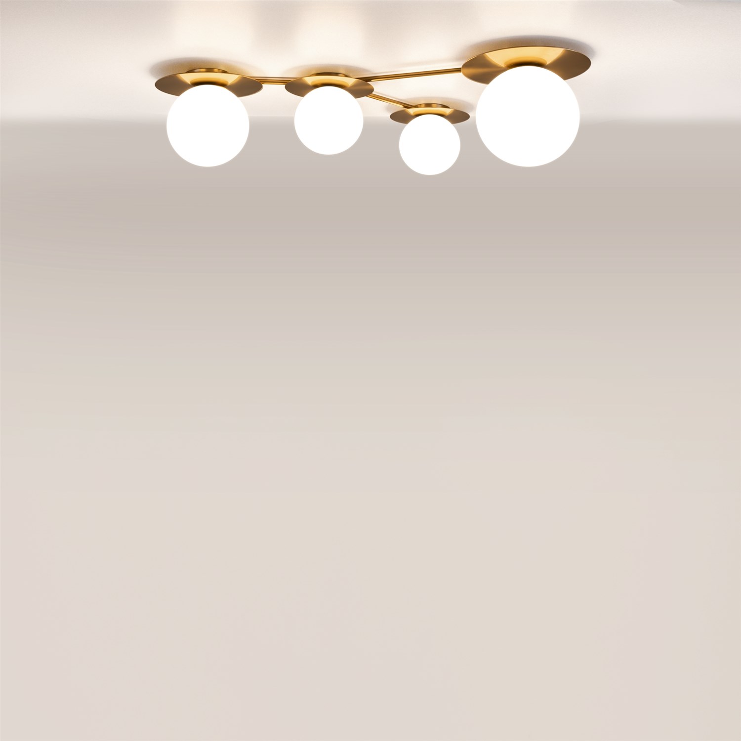 Maytoni Modern Star sky Потолочный светильник цвет: латунь MOD291CL-04BS