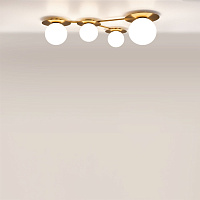 Maytoni Modern Star sky Потолочный светильник цвет: латунь MOD291CL-04BS