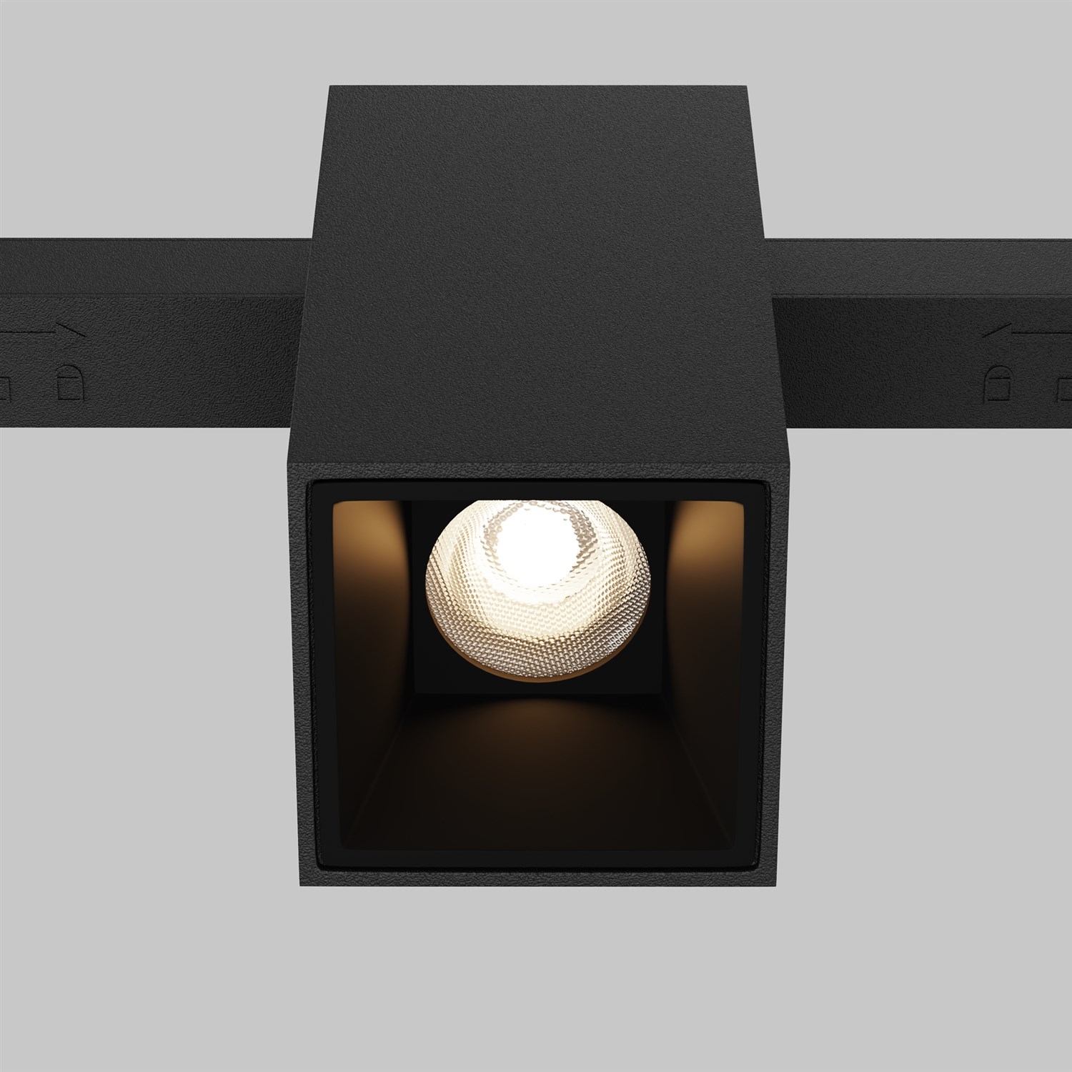 Maytoni Technical Alfa Трековый светильник цвет: черный TR121-2-7W3K-B