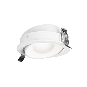 Maytoni Technical Lens Встраиваемый светильник цвет: белый DL105-12W4K-W