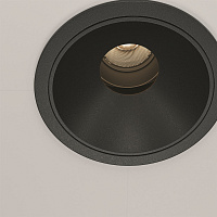 Maytoni Technical Wise Встраиваемый светильник цвет: черный DL057-10W3K-B