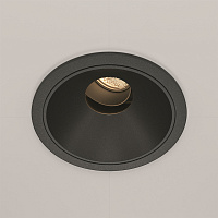 Maytoni Technical Wise Встраиваемый светильник цвет: черный DL057-10W3K-B