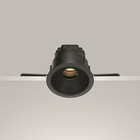 Maytoni Technical Wise Встраиваемый светильник цвет: черный DL057-10W3K-B