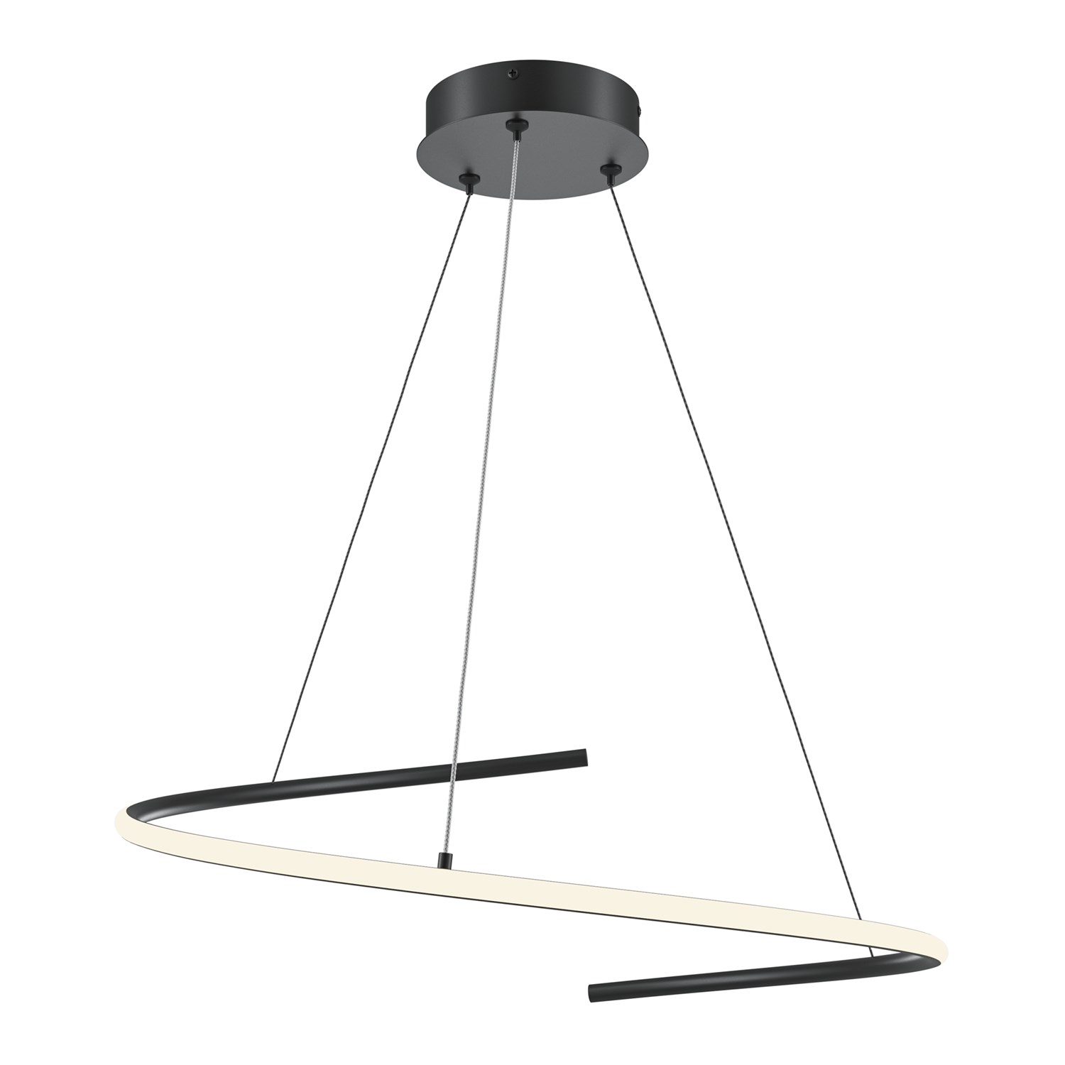 Maytoni Modern Curve Подвесной светильник цвет: черный MOD242PL-L33BK