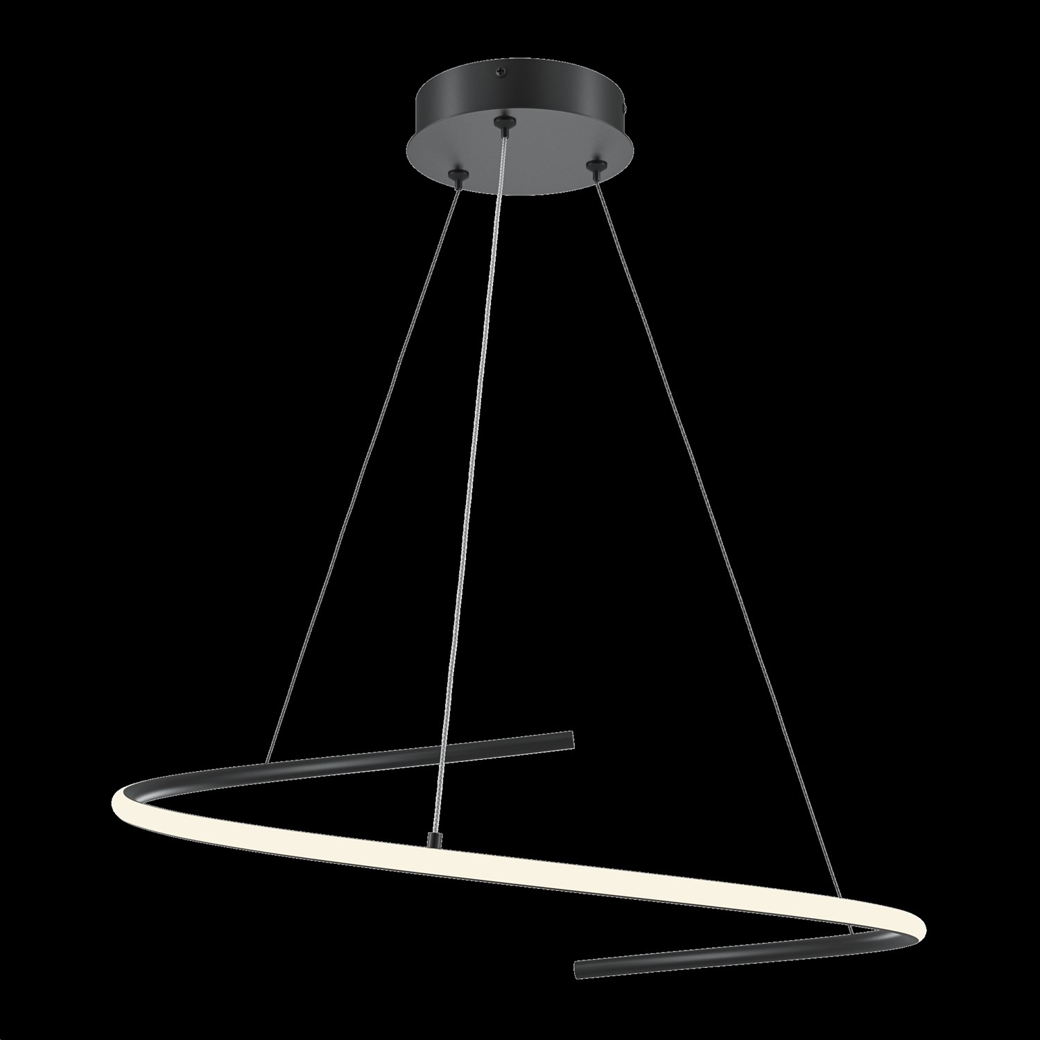 Maytoni Modern Curve Подвесной светильник цвет: черный MOD242PL-L33BK
