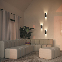 Maytoni Modern Notta Настенный светильник (бра) цвет: черный MOD417WL-01B