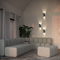 Maytoni Modern Notta Настенный светильник (бра) цвет: черный MOD417WL-01B