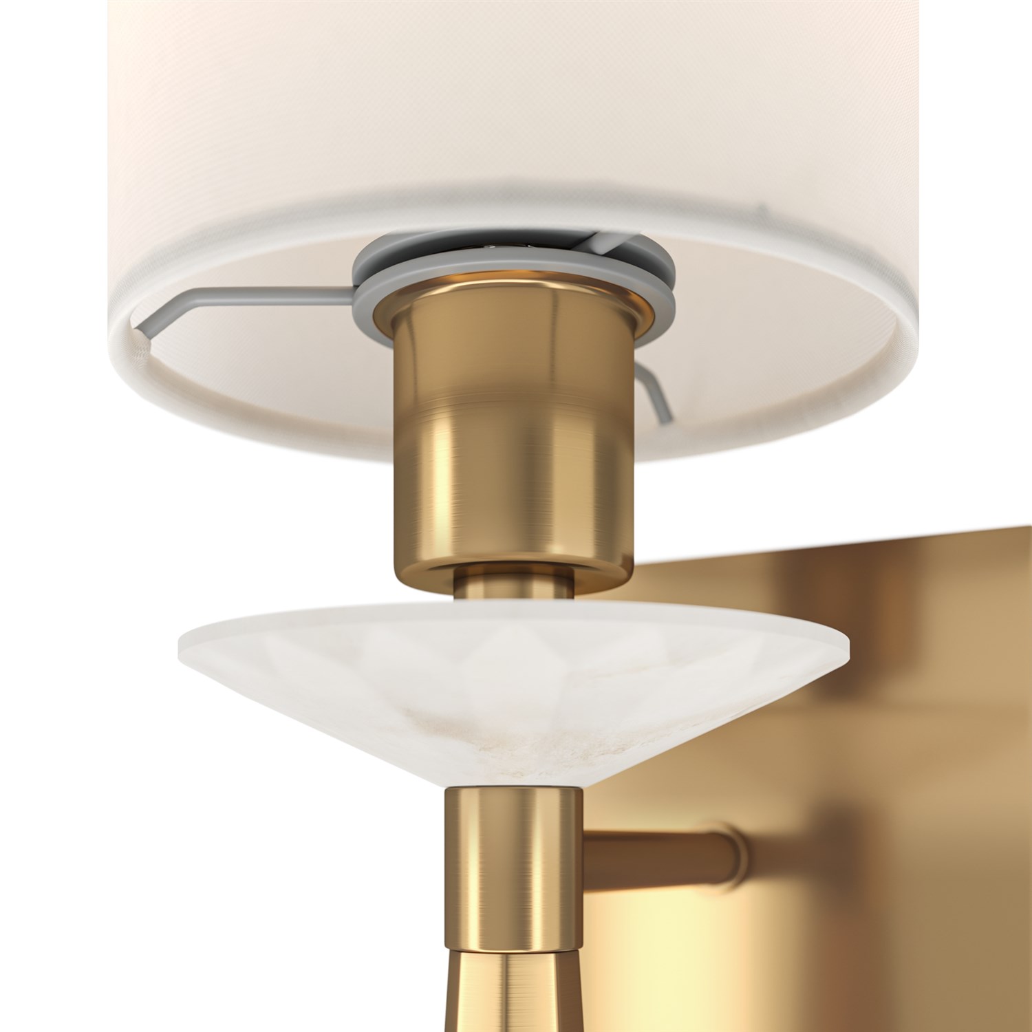 Maytoni Classic Bianco Настенный светильник (бра) цвет: латунь MOD224WL-01BS1