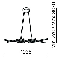 Maytoni Modern Halo Подвесной светильник цвет: черный MOD244PL-L50BK