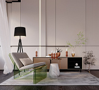Maytoni Modern Calvin Напольный светильник (торшер) цвет: черный Z177FL-01B