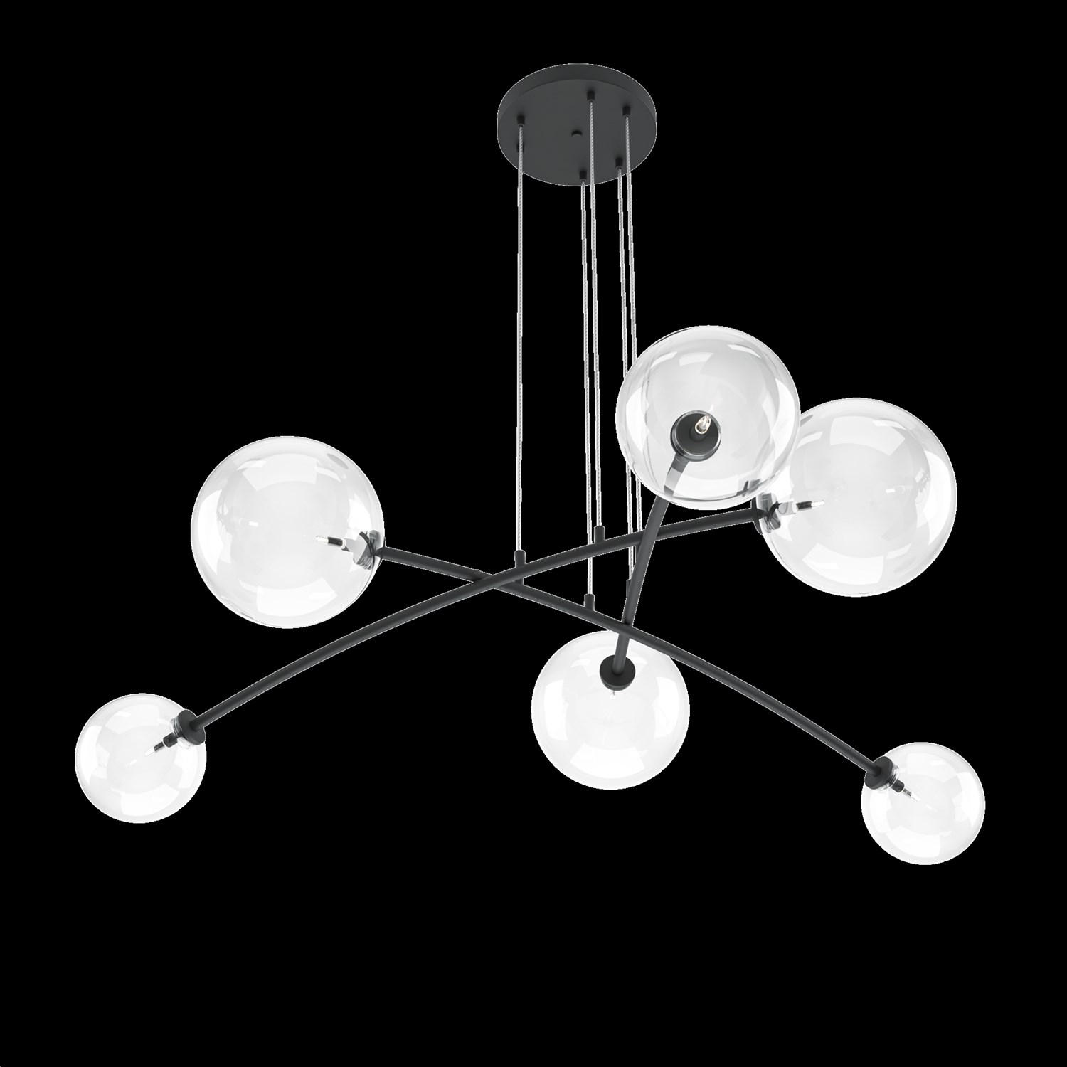 Maytoni Modern Mood Подвесной светильник цвет: черный MOD172PL-06B