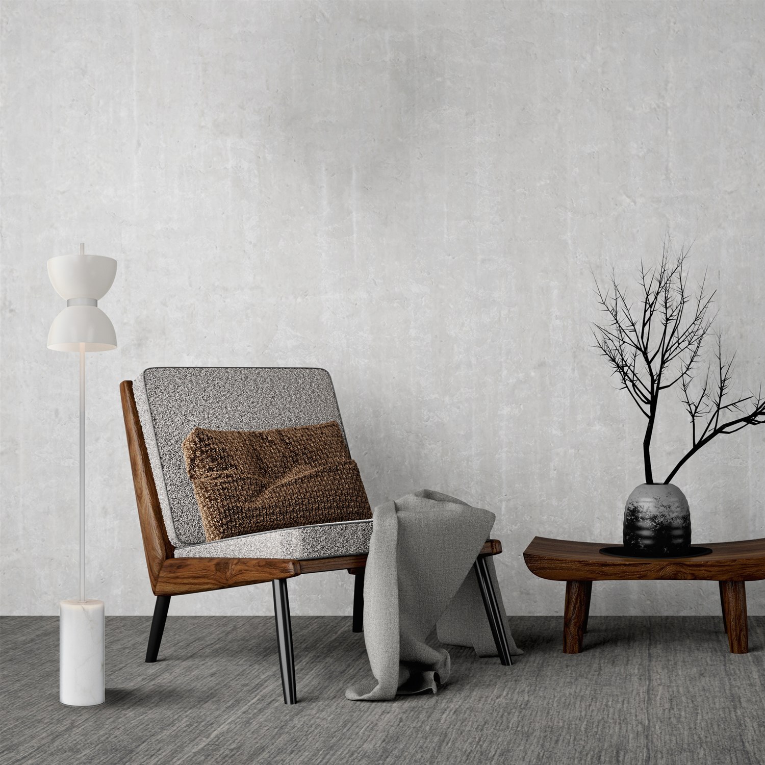 Maytoni Modern Kyoto Напольный светильник (торшер) цвет: белый MOD178FL-L11W3K