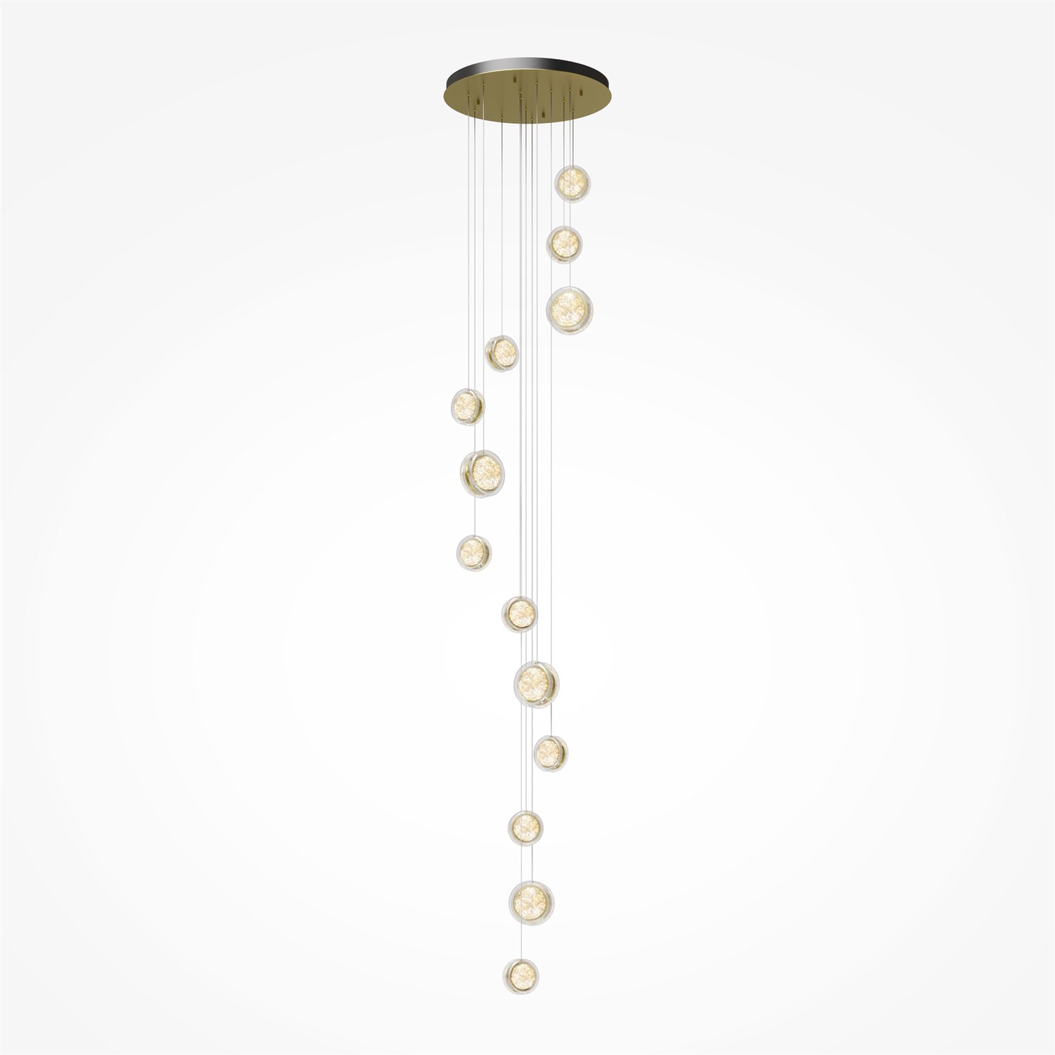 Maytoni Modern Pharao Подвесной светильник цвет: черный и латунь MOD361PL-L58BS3K