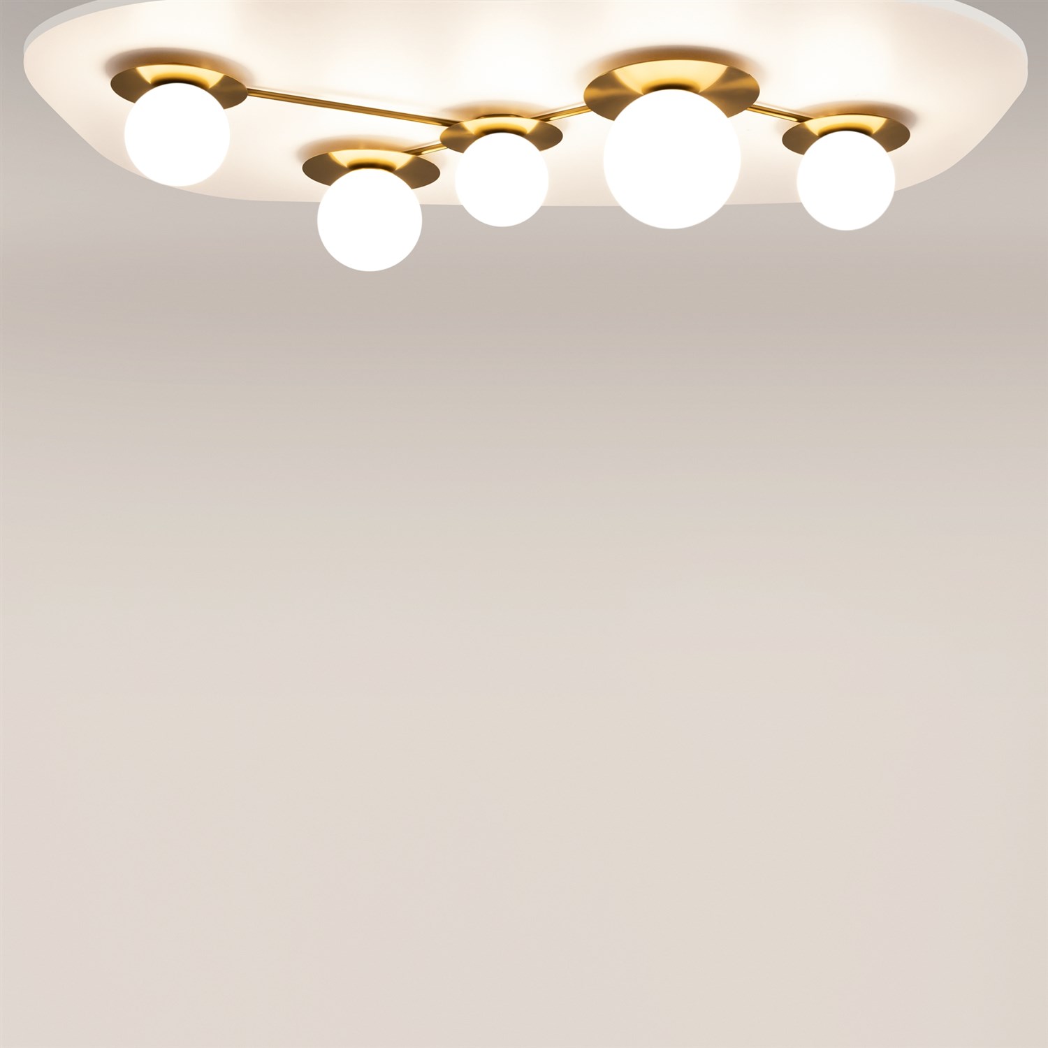 Maytoni Modern Star sky Потолочный светильник цвет: латунь MOD291CL-05BS