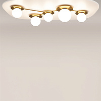 Maytoni Modern Star sky Потолочный светильник цвет: латунь MOD291CL-05BS