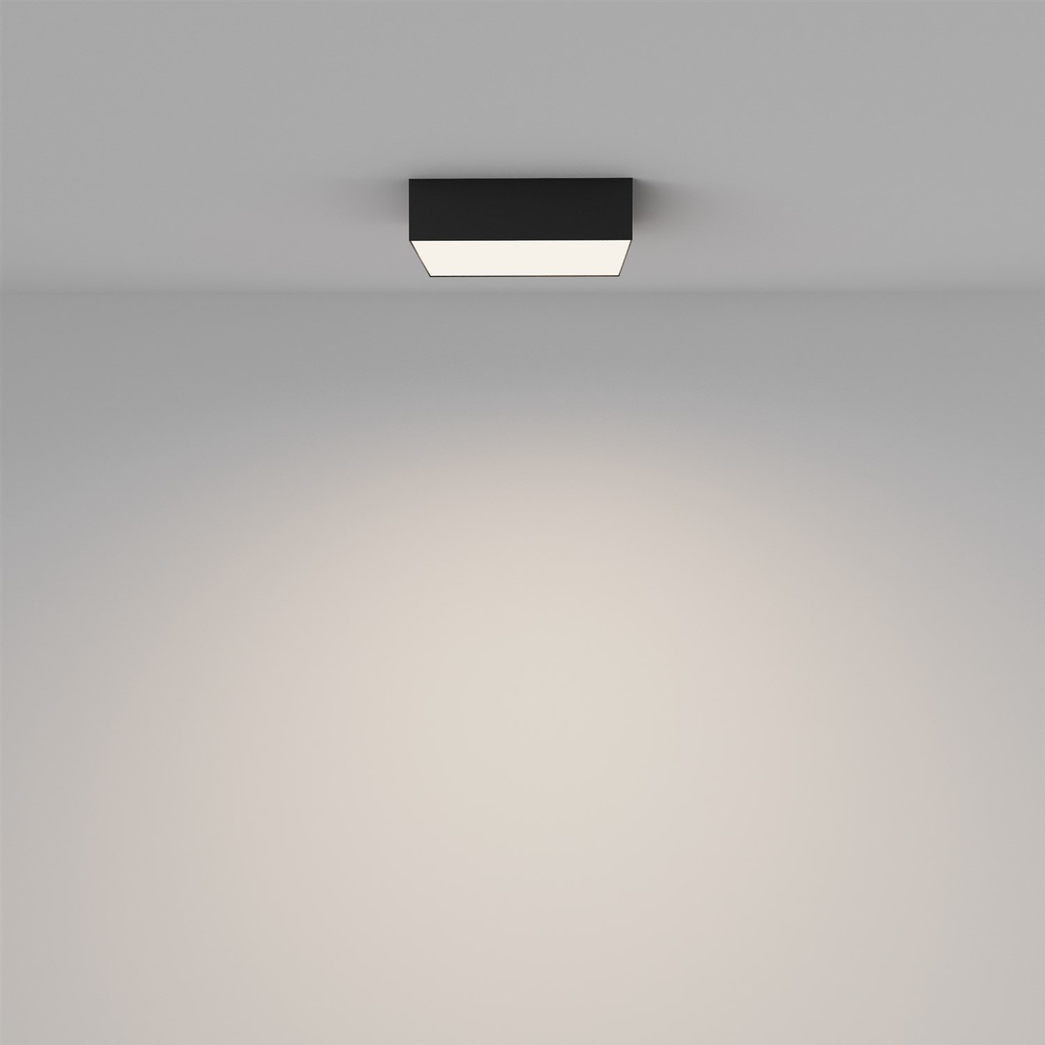 Maytoni Technical Zon Потолочный светильник цвет: черный C032CL-24W4K-SQ-B