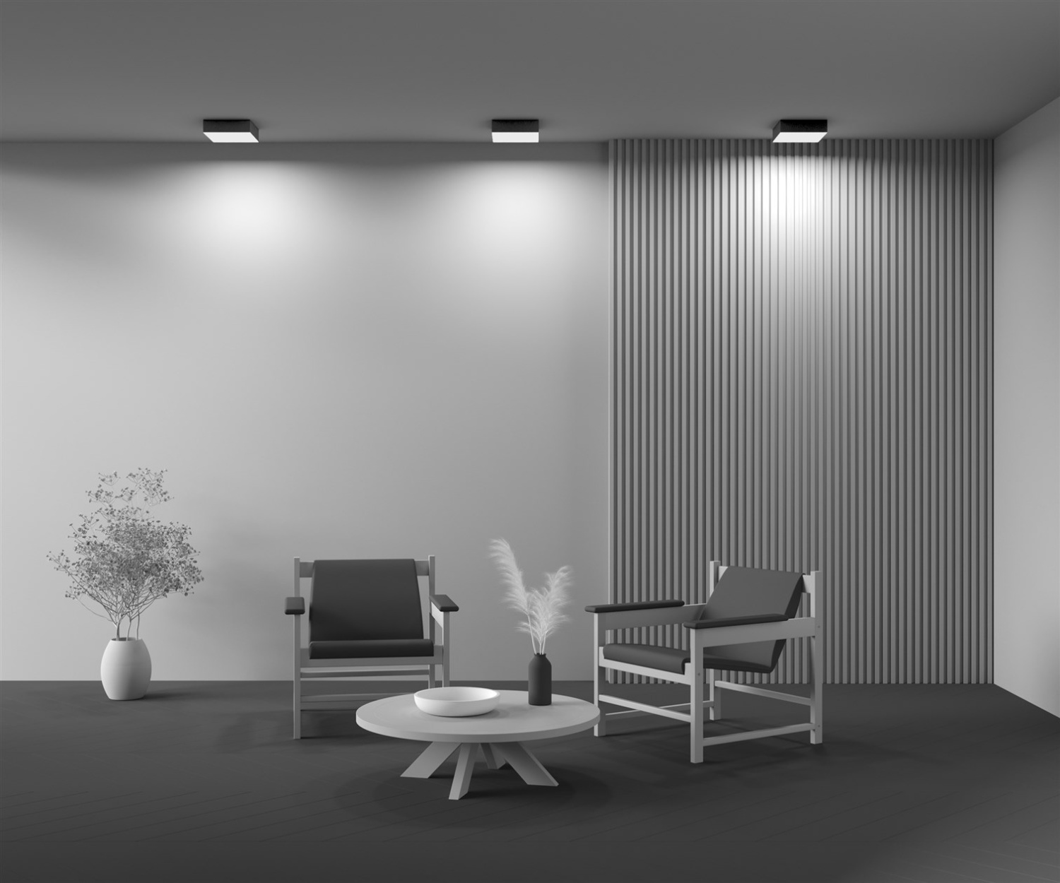 Maytoni Technical Zon Потолочный светильник цвет: черный C032CL-24W4K-SQ-B