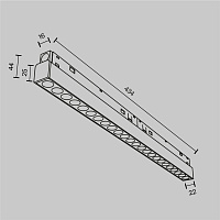 Maytoni Technical Points Трековый светильник цвет: белый TR031-2-24W4K-W