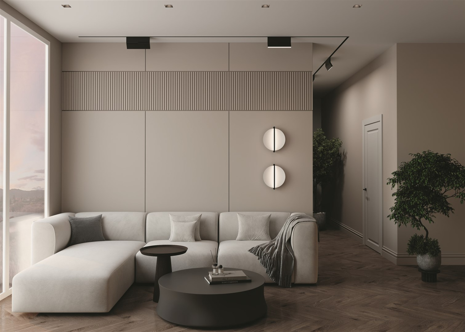 Maytoni Modern Mira Настенный светильник (бра) цвет: черный MOD279WL-L14B3K