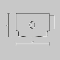 Maytoni Led Strip Заглушки ALM011EC