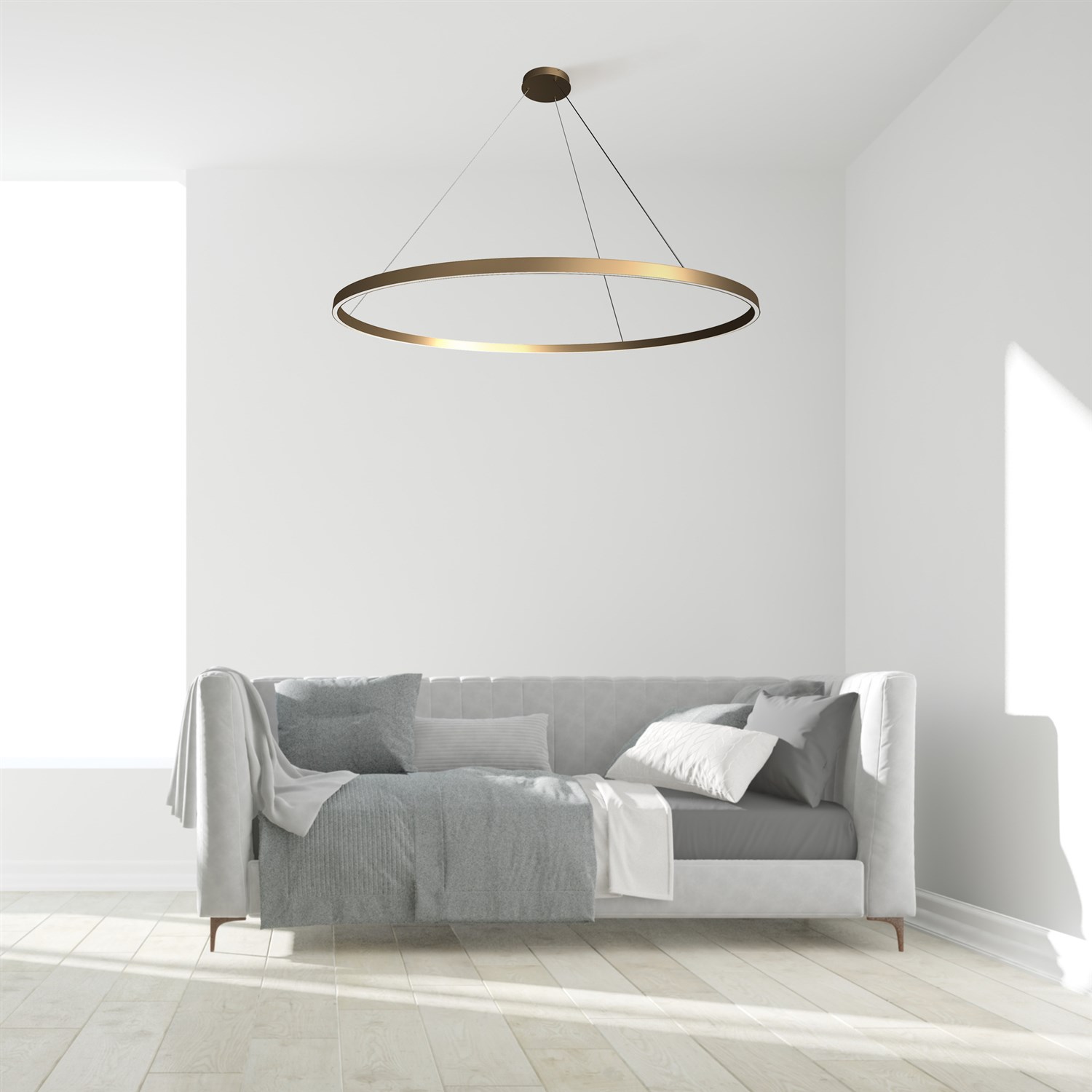 Maytoni Modern Rim Подвесной светильник цвет: латунь MOD058PL-L65BS3K