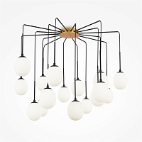 Maytoni Modern Branch Подвесной светильник цвет: черный и золото MOD176PL-16G