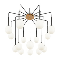 Maytoni Modern Branch Подвесной светильник цвет: черный и золото MOD176PL-16G